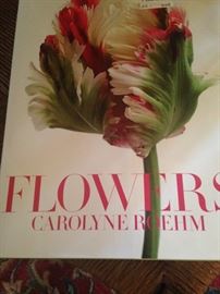 Carolyne Roehm "Flowers" coffee table book