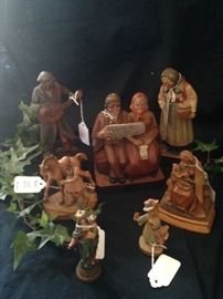 Several of these are Anri carvings from Italy