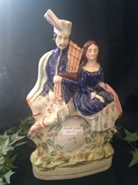 Staffordshire figurine from England