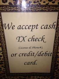 There is now a charge for credit card use.