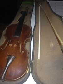 Extremely old H. Godard violin and case
