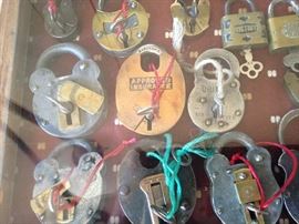 All of these locks have keys.