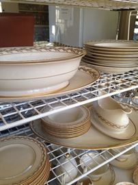 Franciscan "Beverly" gold rim china