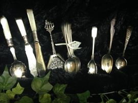 Many other fine sterling and silver plate pieces