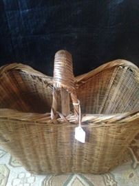 Very old Chinese baby cradle basket