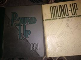 1951 and 1952 Baylor University  yearbooks