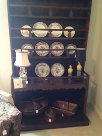 Antique sideboard with fabulous display areas