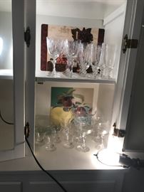 #17	Tiffany "Delores" Pattern Crystal  - set of 8 ice tea	 $50.00 
#18	Tiffany "Delores" Pattern Crystal  - set of 8 wine glasses	 $50.00 
#19	Tiffany "Delores" Pattern Crystal Champagne set of 8 Glasses	 $50.00 
#20	Tiffany "Delores" Pattern Crystal Sherbert 7 glasses	 $40.00 
#21	Tiffany "Delores" Pattern 8 crystal Plates	 $10.00 
