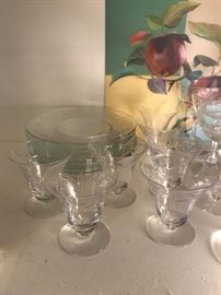 #17	Tiffany "Delores" Pattern Crystal  - set of 8 ice tea	 $50.00 
#18	Tiffany "Delores" Pattern Crystal  - set of 8 wine glasses	 $50.00 
#19	Tiffany "Delores" Pattern Crystal Champagne set of 8 Glasses	 $50.00 
#20	Tiffany "Delores" Pattern Crystal Sherbert 7 glasses	 $40.00 
#21	Tiffany "Delores" Pattern 8 crystal Plates	 $10.00 
