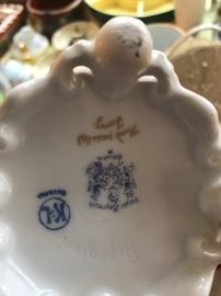 #34	Handpainted Bavarian Vase - Royal Bayreuth Handpainted Ivory	 $45.00 
