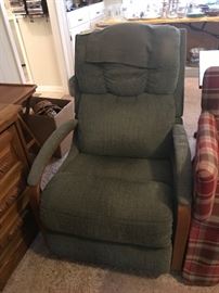 #49	Lazy Boy Green Recliner	 $75.00 
