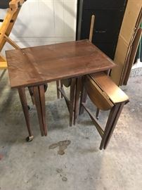 #67	Wood End Table w/3 nesting Tables 	 $30.00 
