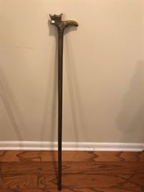 #75	Brass Dragon head Cane	 $30.00 
