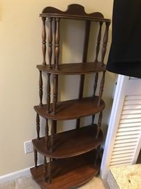 #82	4 Shelf w/spindle post 22x9x53	 $100.00 
