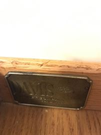 #86	(2) Davis Cabinet End Tables solid wood  22.5x27x22   $100 each	 $200.00 
