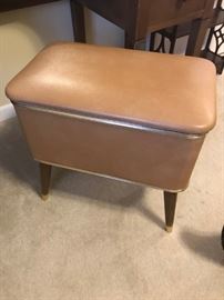 #89	Mid-Century Tan Sewing Stool - Hawkeye Brand	 $25.00 
