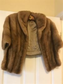 #91	Mink Stole size small	 $65.00 
