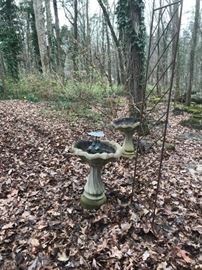 #99	(2) Birdbaths    $50 each	 $100.00 
