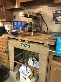 #102	Old Dewalt Radial Arm Saw 10"	 $400.00 
