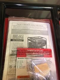 #103	Predator Generator (New)  6500W	 $300.00 
