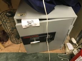 #108	Fire Fyter Safe Fireproof w/combo 	 $60.00 
