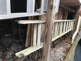 #113	Aluminum Extension Ladder   24ft	 $40.00 
