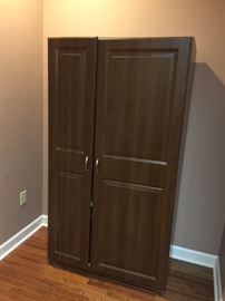 #115	Laminate Tall Cabinet w/shelves	 $75.00 
