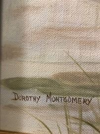 orginal oil painting by local artist Dorothy Montgomery