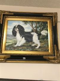 orginal oil painting by local artist Dorothy Montgomery