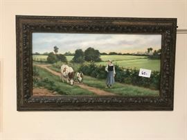 orginal oil painting by local artist Dorothy Montgomery