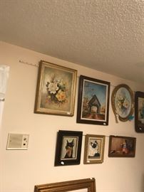 orginal oil painting by local artist Dorothy Montgomery