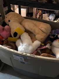 vintage -and other stuffed animals