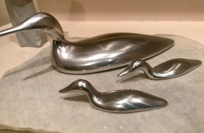 Hoselton Ducks - Aluminum art