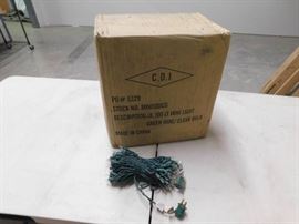 Case of Clear Mini Lights Around 24 Strings