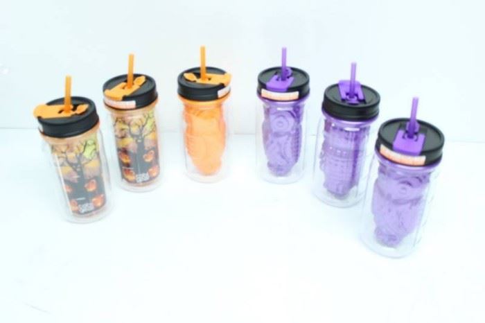 LOT OF 6 NEW MIX HALLOWING CUPS