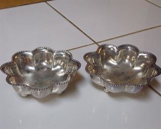 H. Mahler's & Sons Sterling Nut Dishes