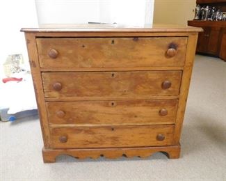 Ca. 1860 4 Drawer Chest