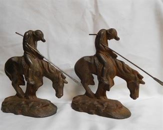 Pair of Bronze Figures