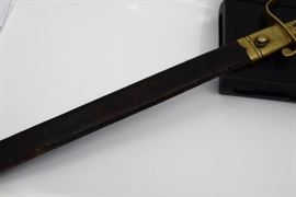 1856 Pattern British Pioneers Sawback Short Sword Sidearm and Scabbard (#2) https://ctbids.com/#!/description/share/101316