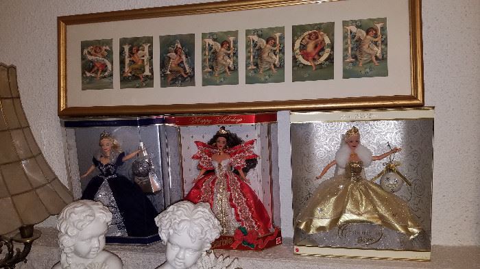 Collectible Barbies in box excellent condition