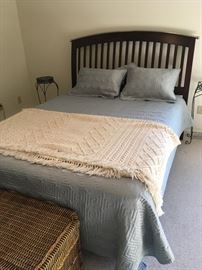 Beautiful Queen sized bed from Haverty's (Headboard only but includes mattress & box springs)