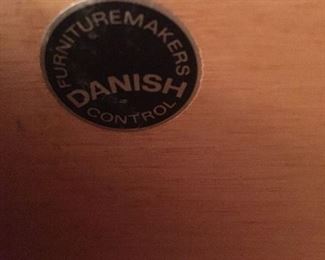 A label adopted mid-century to ensure quality craftsmanship from Danish manufacturers.