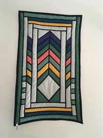 Graphic handmade Quilt