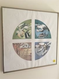 Artwork depicting the the Four Seasons