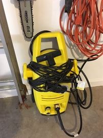 Chain saw and electric Pressure Washer