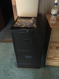 Black metal File Cabinet