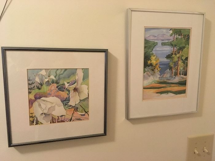 Pair of original Watercolors
