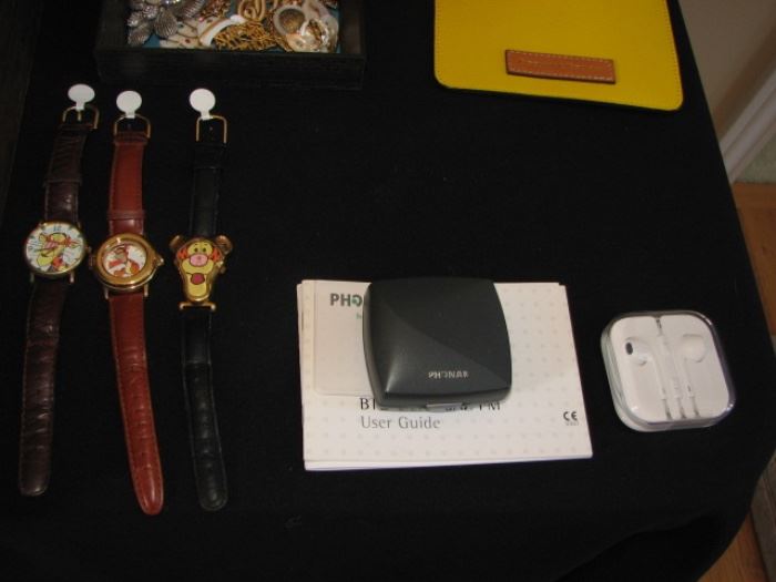 Disney watches and a hearing aid