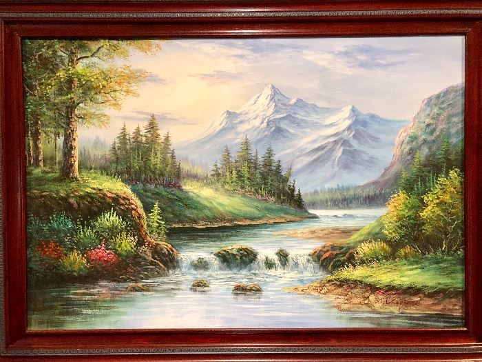 W. Chapman Signed Oil Painting 