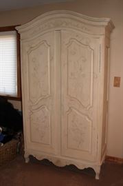 Stenciled Armoire